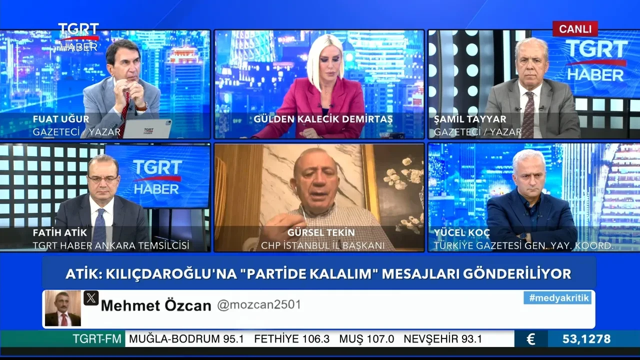 Gürsel Tekin, TGRT Haber ekranlarında açıkladı! İçinde herkesi şoke edecek isimler var: Çok sayıda kişi CHP'de kalacak