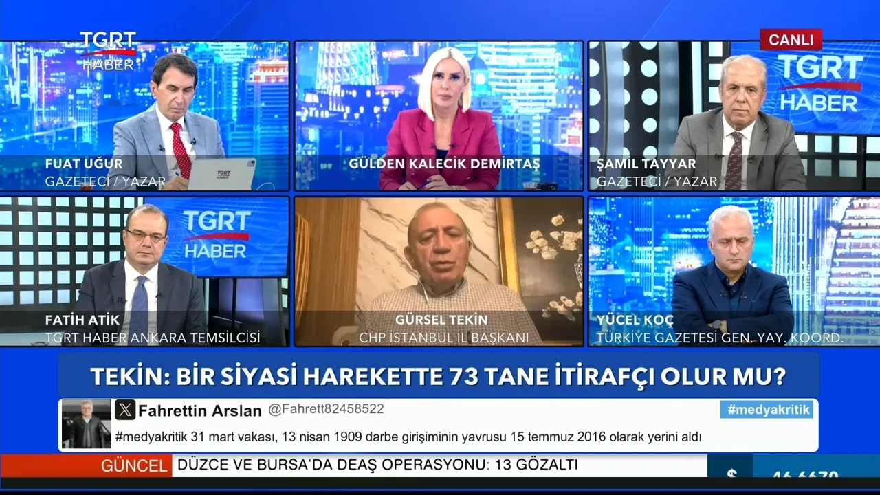 Gürsel Tekin, TGRT Haber ekranlarında açıkladı! İçinde herkesi şoke edecek isimler var: Çok sayıda kişi CHP'de kalacak
