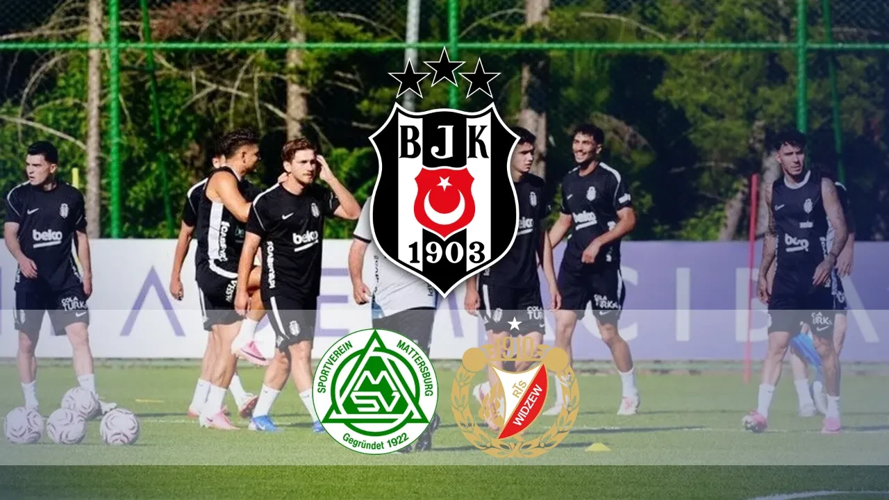 Beşiktaş maçı hangi kanalda? Mattersburg ve Widzew Lodz hazırlık maçı canlı yayınlanacak