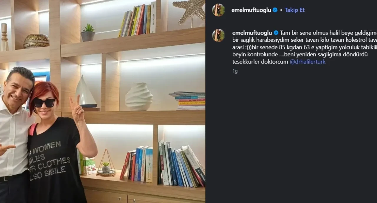 Emel Müftüoğlu eridi bitti! Son hali sosyal medyada gündem oldu, 85 kilodan bakın kaç kiloya düştü