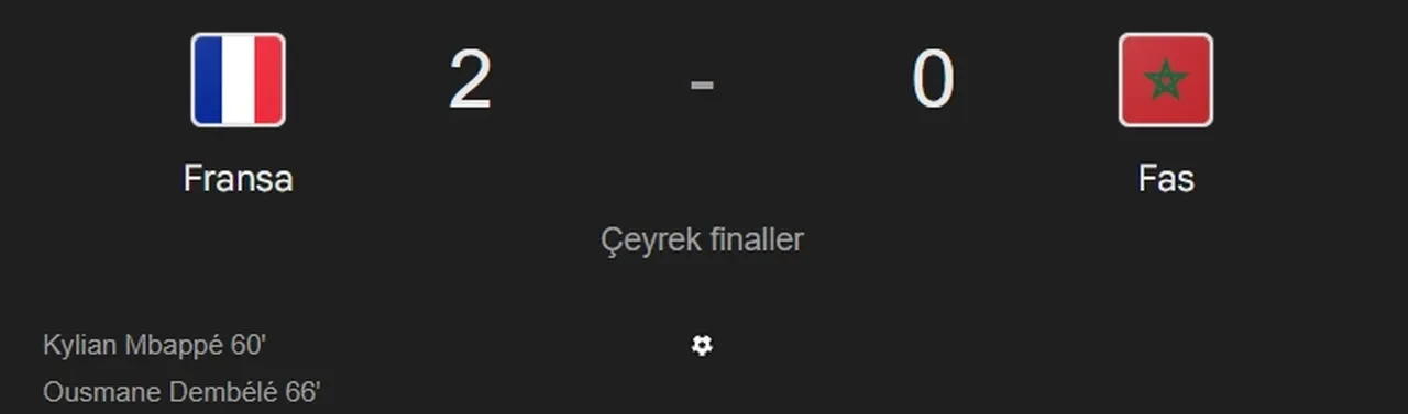 Fransa kimle eşleşti, Fas elendi mi? Fransa Fas maçı kaç kaç bitti, ne oldu?