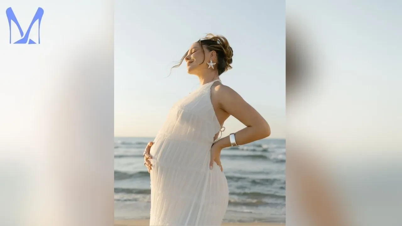 Merve Dinçkol'un hamilelik kareleri sosyal medyada beğeni topladı! İşte o kareler
