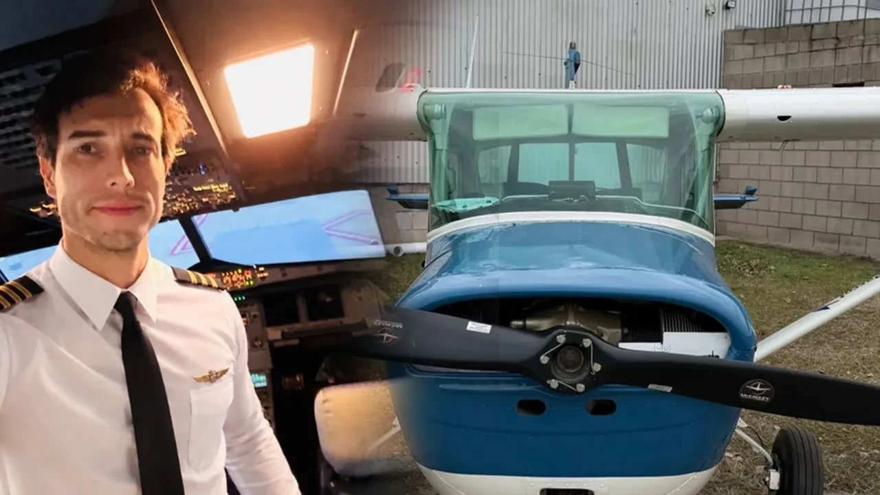 Pilot uçağı öğrencisine teslim edip, kendini boşluğa bıraktı! Havada korkunç olay