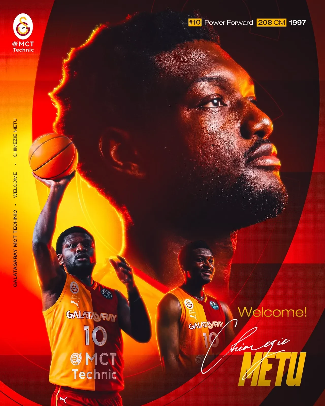 Galatasaray, Nijeryalı forveti transfer etti! Cimbom yeni yıldızını açıkladı