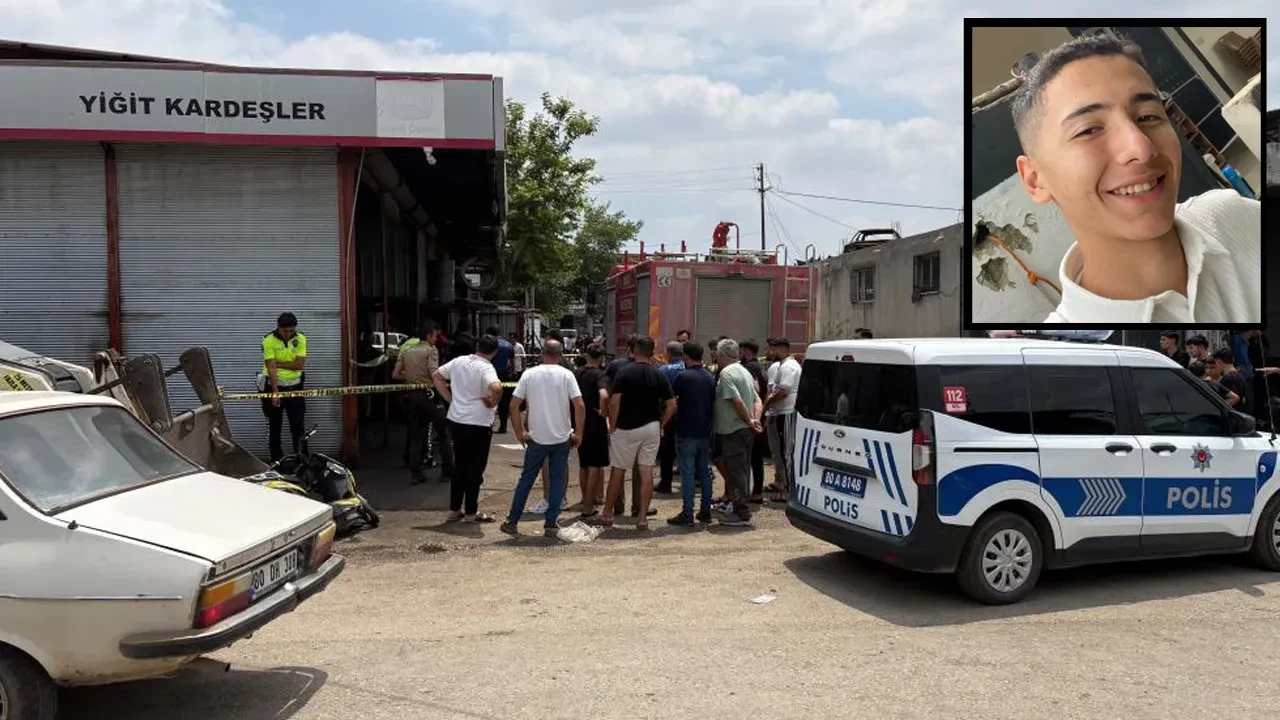 Osmaniye'de stajyer öğrenci sanayideki tamir kazasında hayatını kaybetti