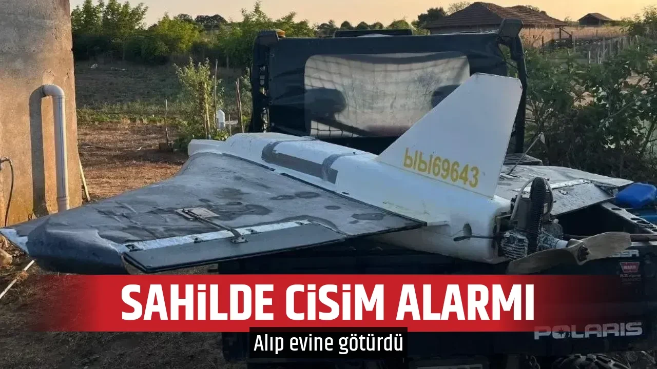SAHİLDE CİSİM ALARMI