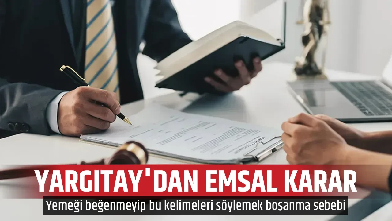 YARGITAY'DAN EMSAL KARAR