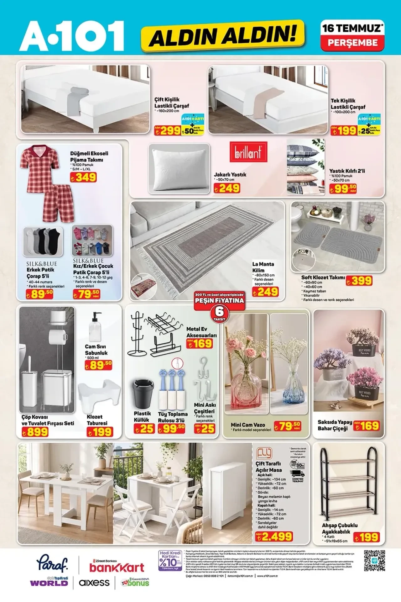 A101 aktüel ürünler kataloğu 16 Temmuz yayımlandı! Elektrikli araç, mini buzdolabı, overlock ve Waffle makinesi geliyor
