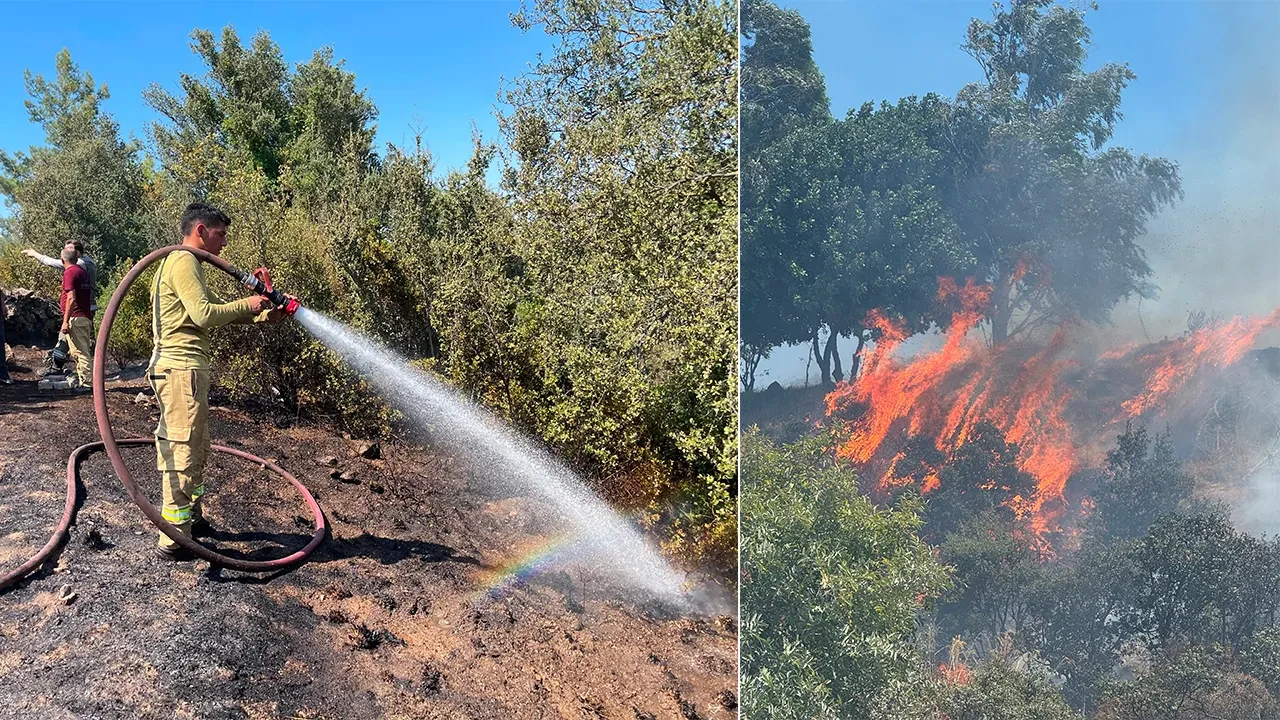 Bodrum'da makilik alan alevlere teslim oldu: Felaket son anda önlendi