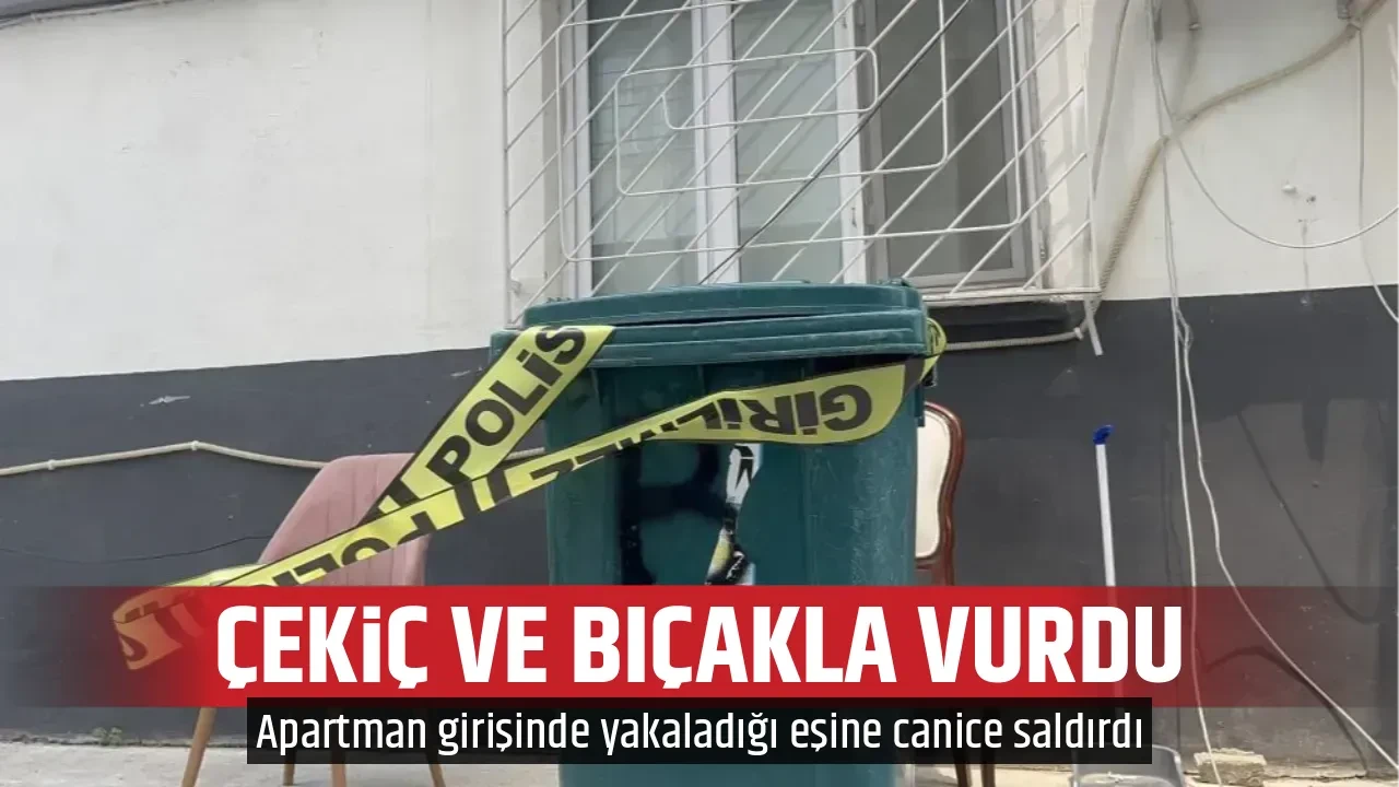 ÇEKİÇ VE BIÇAKLA VURDU