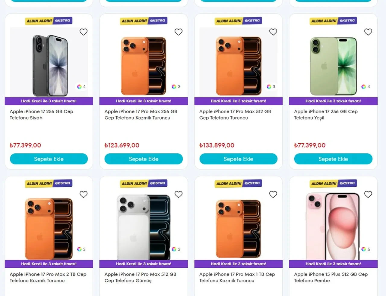 A101 Aktüel Kataloğu’nda taksitli iPhone fırsatı: İphone 17, 16, 15, 14 satışa çıkıyor