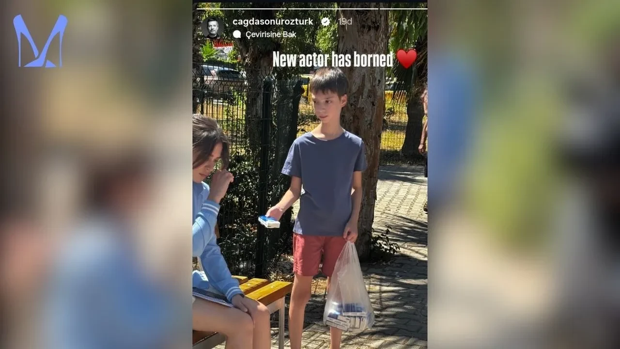 Çağdaş Onur Öztürk'ün oğlu Daha 17 dizisinde ortaya çıktı! O görüntüler gündem oldu!