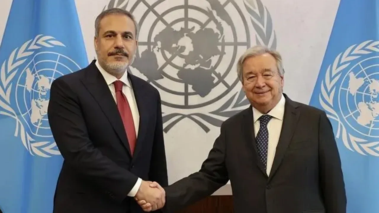 Bakan Fidan, BM Genel Sekreteri Guterres ile görüştü
