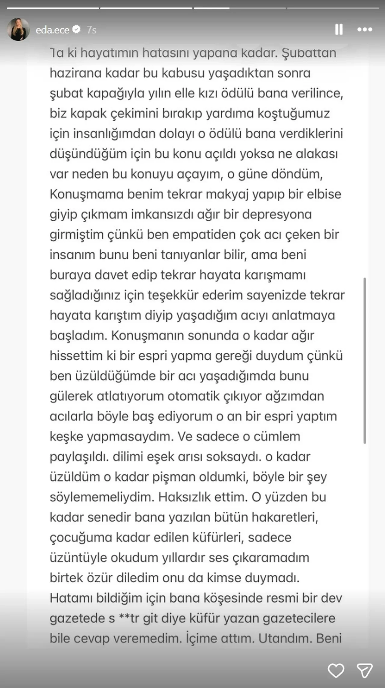 Eda Ece ne dedi? Depremzede konuşması sonrası Eda Ece neden özür diledi?
