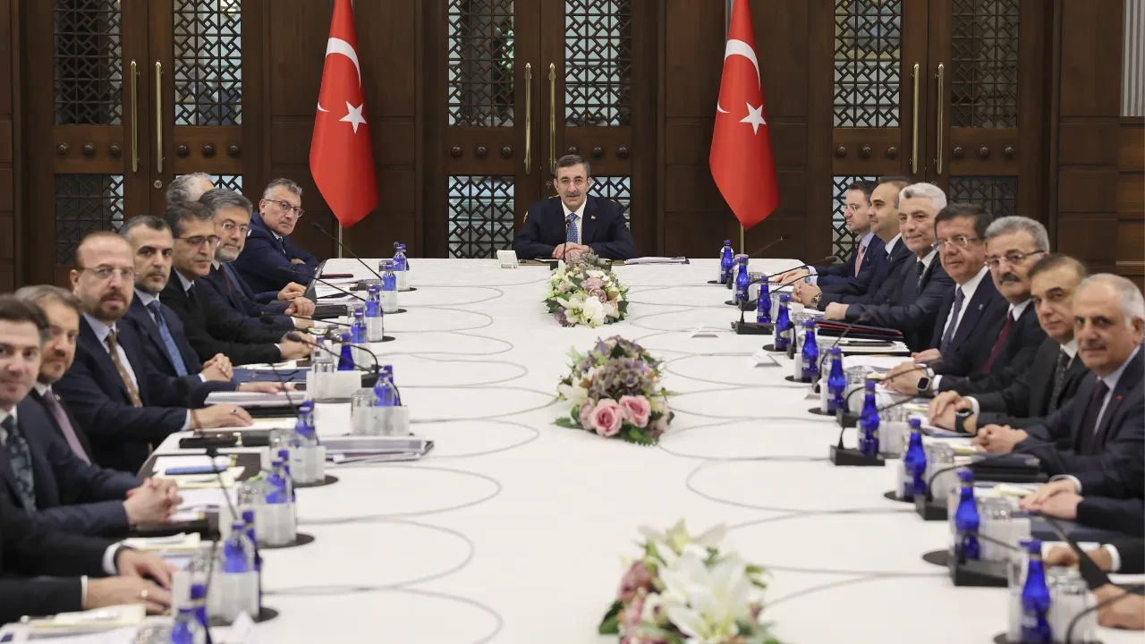 Ekonomi Koordinasyon Kurulu, Cumhurbaşkanı Yardımcısı Yılmaz başkanlığında toplandı