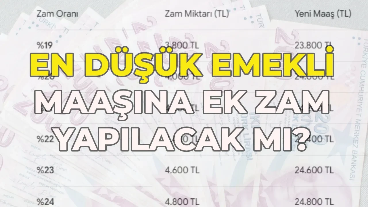 En düşük emekli maaşına ek zam yapılacak mı, ne kadar olacak? Temmuz 2026 en düşük emekli maaş zammı hesaplaması