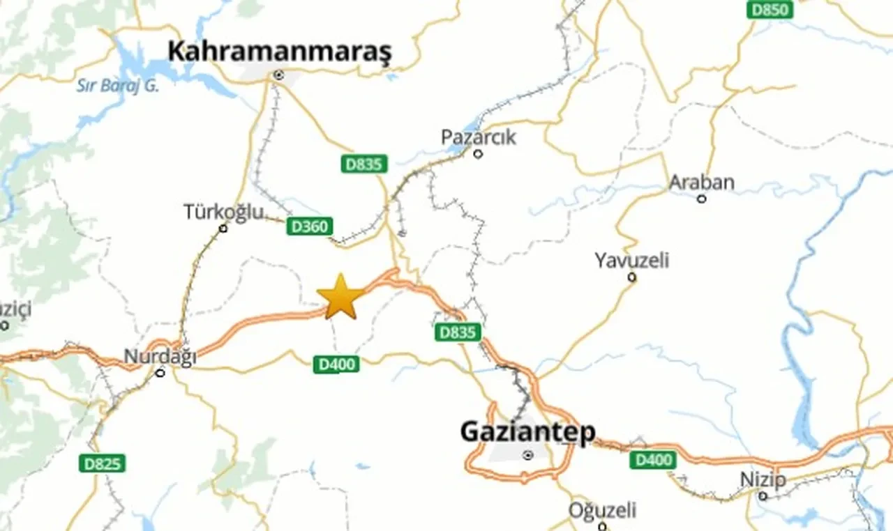 Kahramanmaraş'ta deprem oldu: Gaziantep ve Şanlıurfa'da da hissedildi