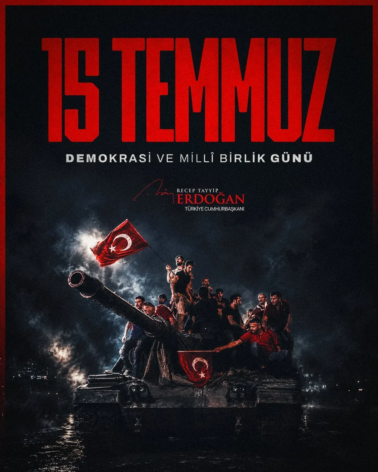 Cumhurbaşkanı Erdoğan'dan 15 Temmuz için yeni mesaj: Şanlı direniş!