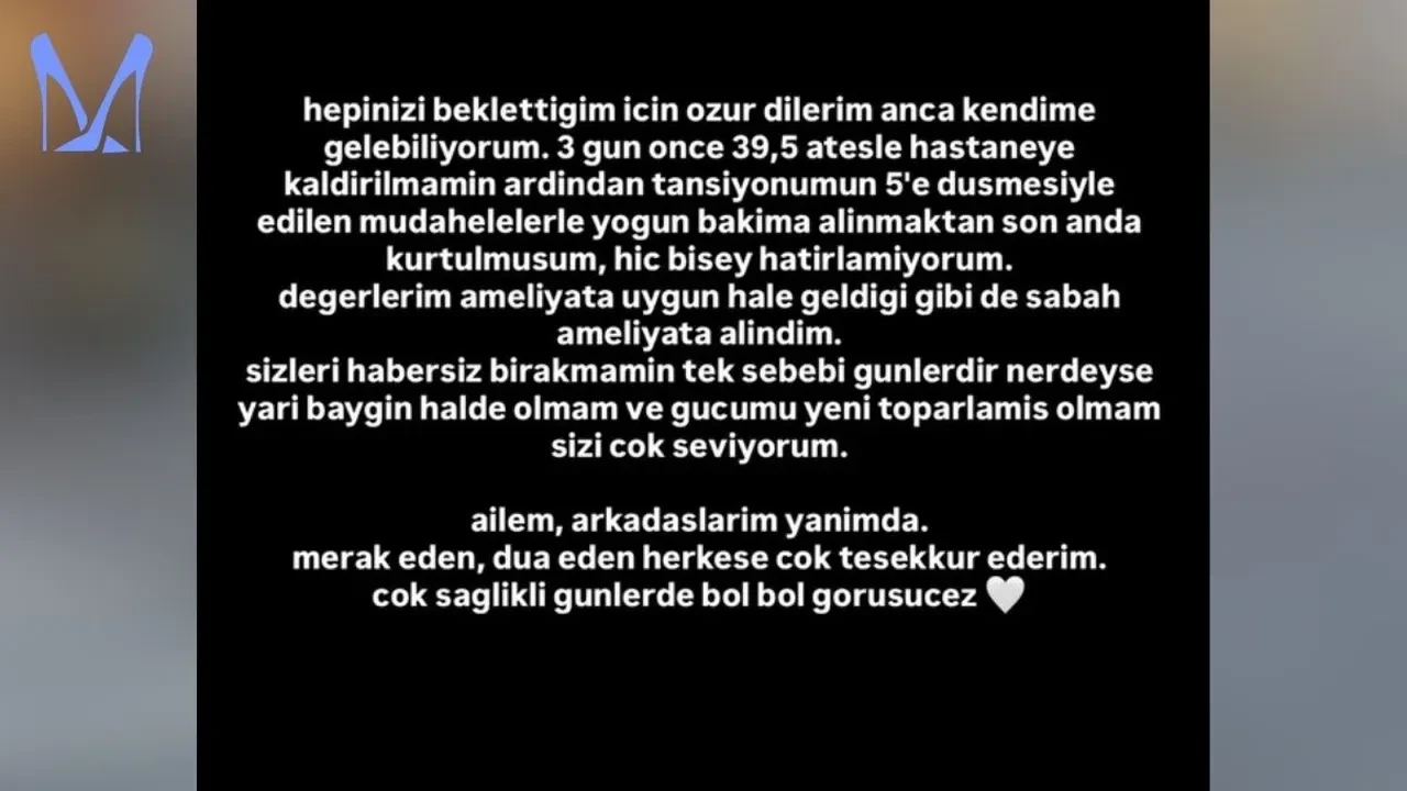 Danla Bilic sağlık durumunu ilk kez açıkladı! "Yoğun bakıma alınmaktan son anda kurtulmuşum"