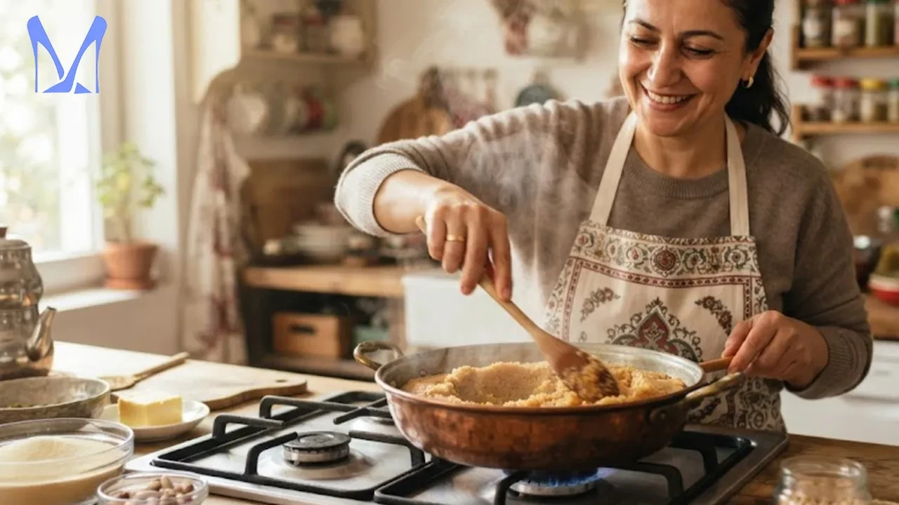 MasterChef usulü irmik helvası tarifi! İzleyenler mutfağa koştu! Tam ölçülü, tane tane dökülüyor