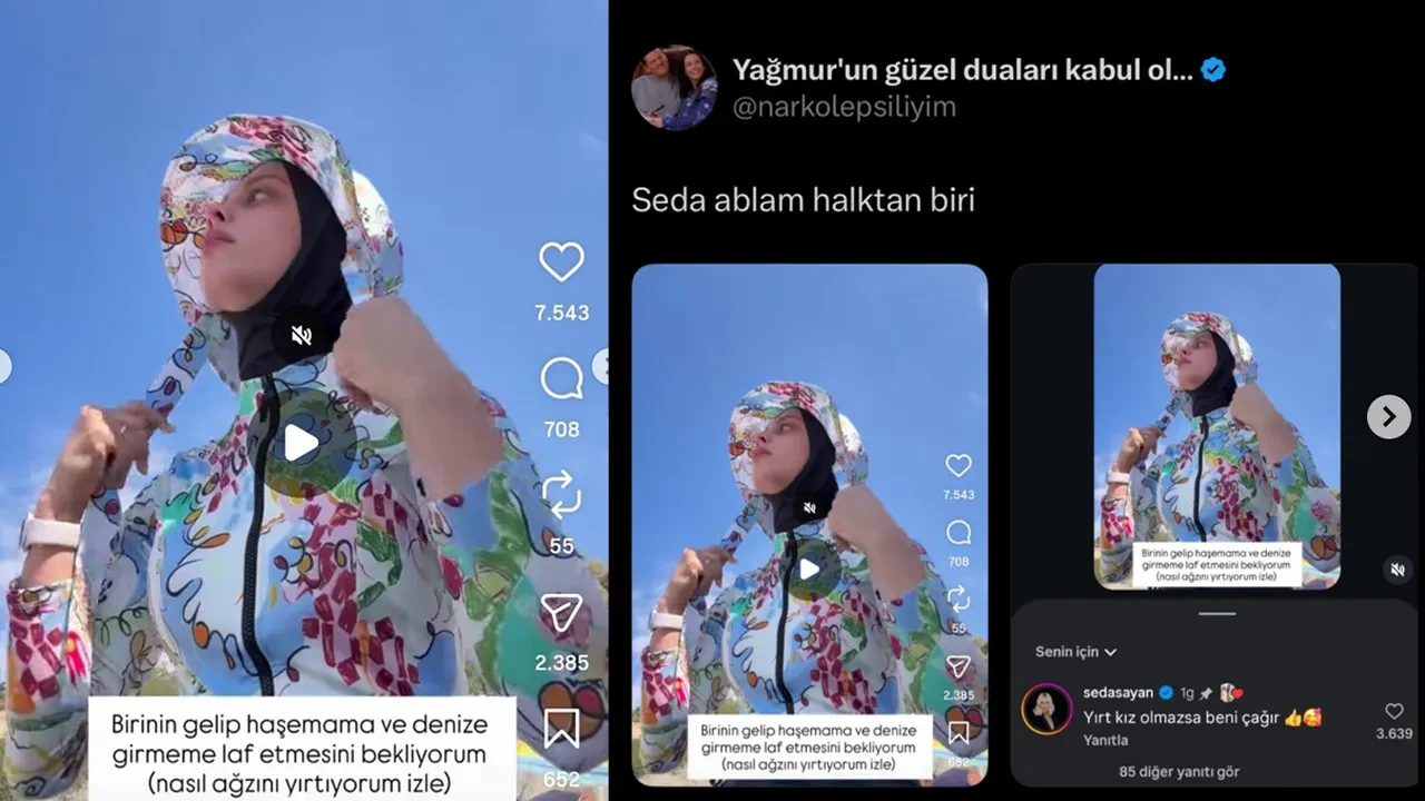 Seda Sayan'ın tesettürlü kıza verdiği cevap sosyal medyayı salladı