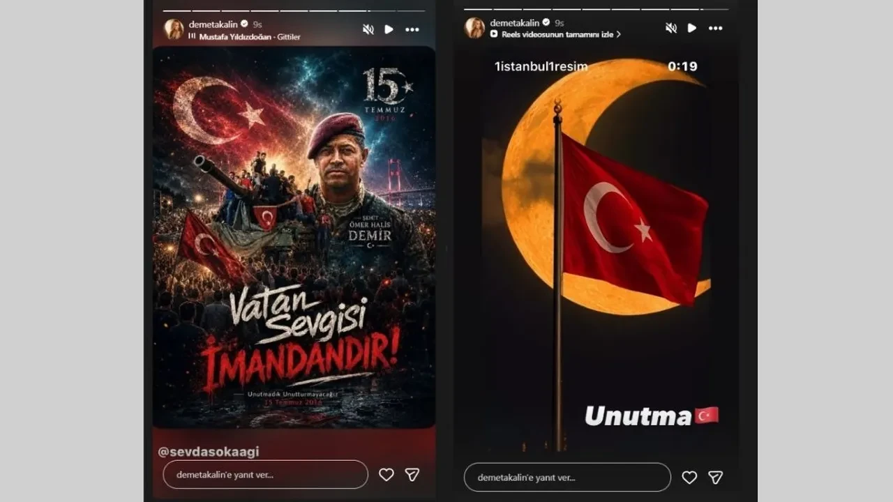 Ünlü isimler, 15 Temmuz Demokrasi ve Milli Birlik Günü'nde paylaşımlarda bulundu!