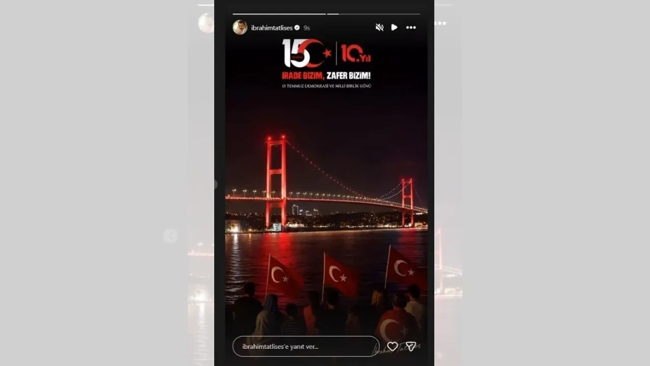 Ünlü isimler, 15 Temmuz Demokrasi ve Milli Birlik Günü'nde paylaşımlarda bulundu!