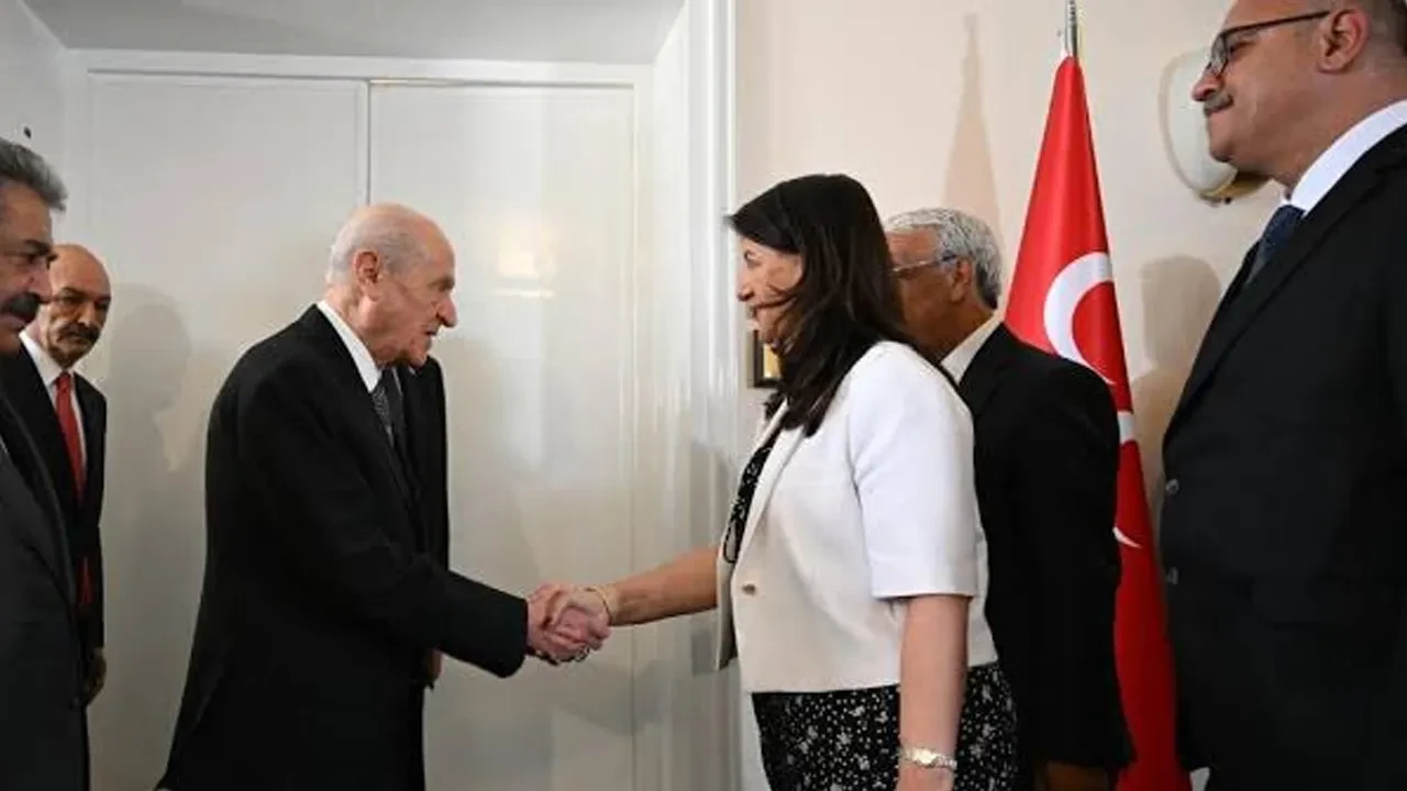 DEM Parti'den MHP lideri Bahçeli'ye ziyaret