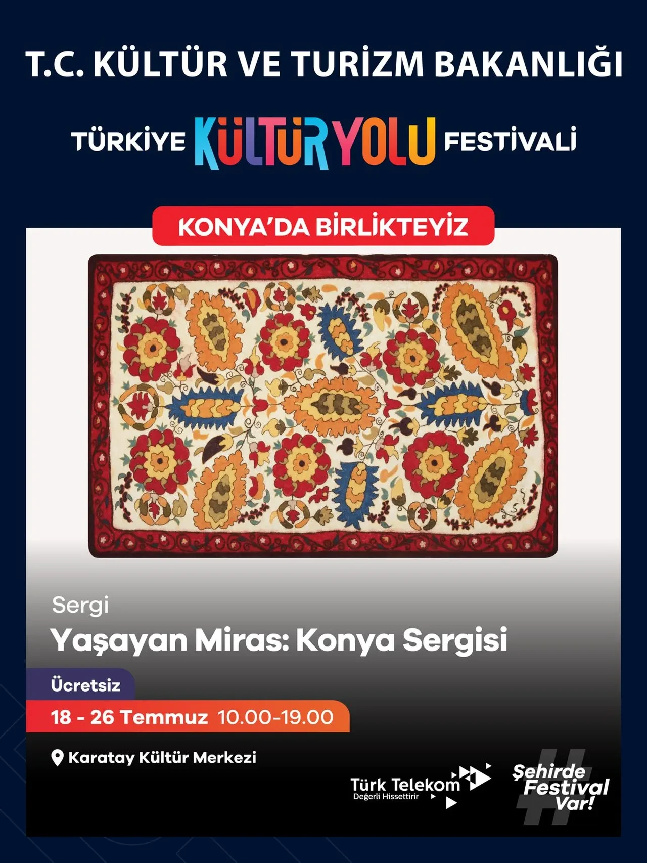 Türkiye Kültür Yolu Festivali, Konya’nın tarihi ve kültürel mirasını ziyaretçilerle buluşturacak