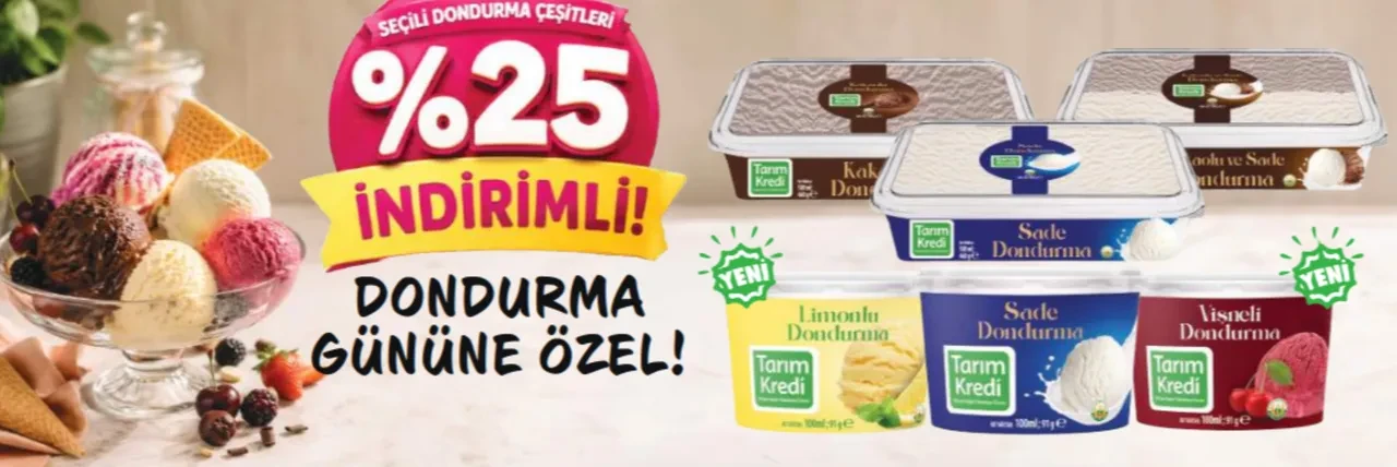 17-19 Temmuz Tarım Kredi KOOP 2026 hafta sonu kataloğu! Tereyağı, kıyma, köfte ve dondurmada fırsat
