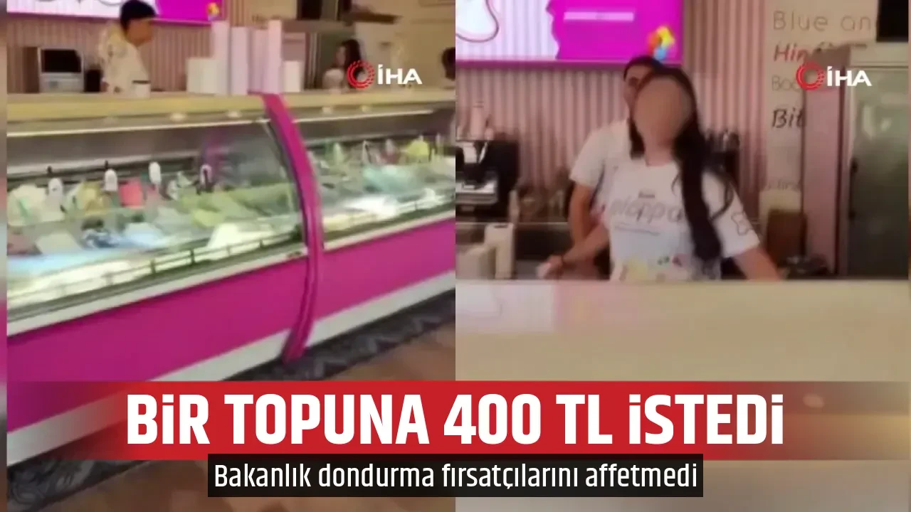 BİR TOPUNA 400 TL İSTEDİ 