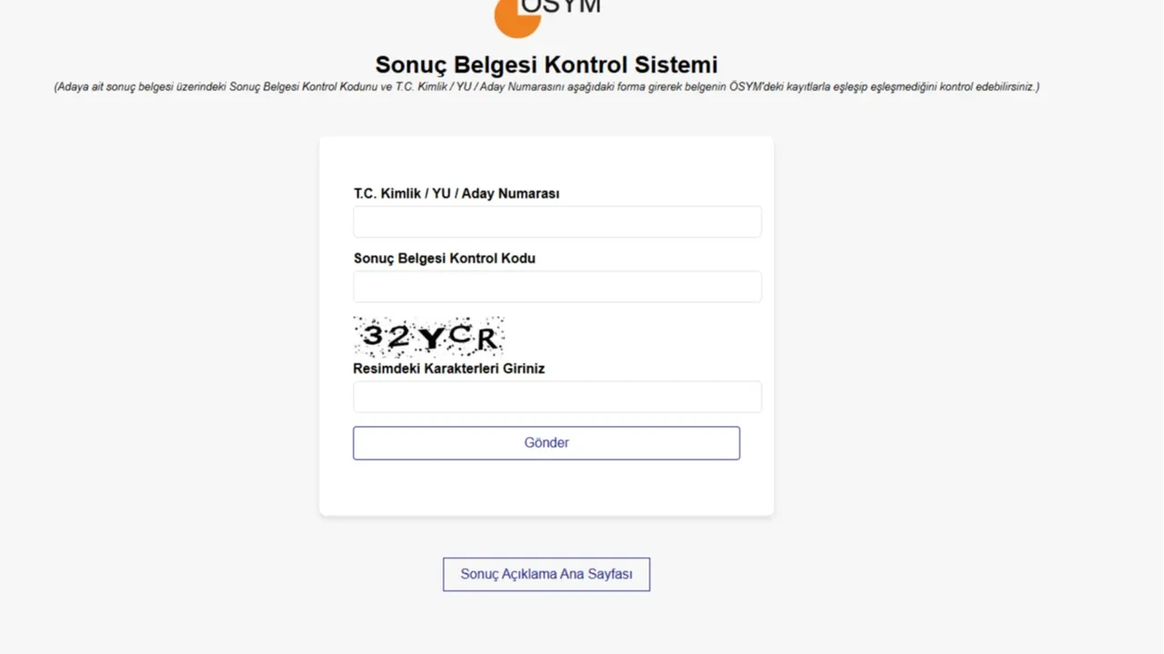 YKS 2026 sonuçları açıklandı mı?  TYT, AYT, YDT sonuc.osym.gov.tr sonuç sorgulama erkanı...