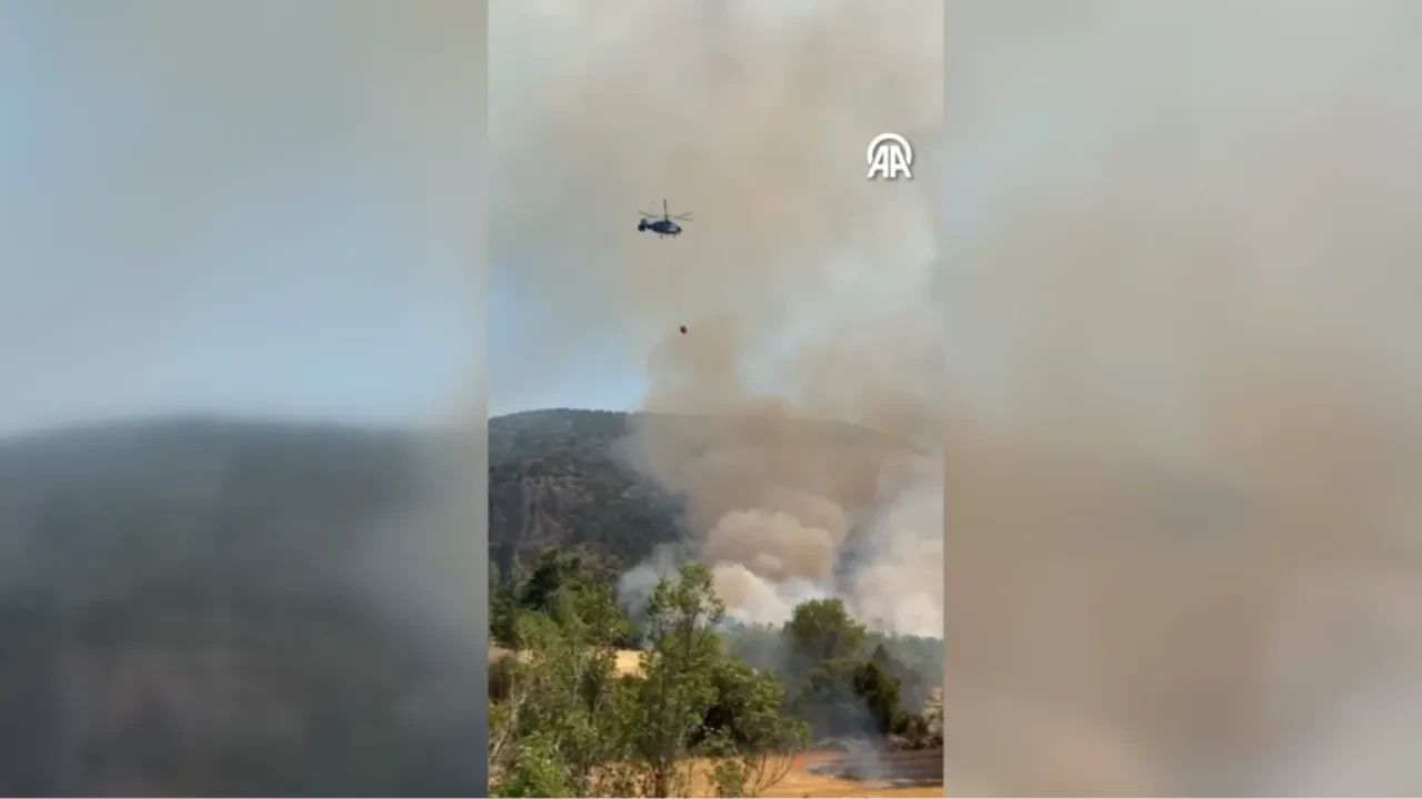 Antalya’da orman yangını! Çalışmalar havadan ve karadan devam ediyor
