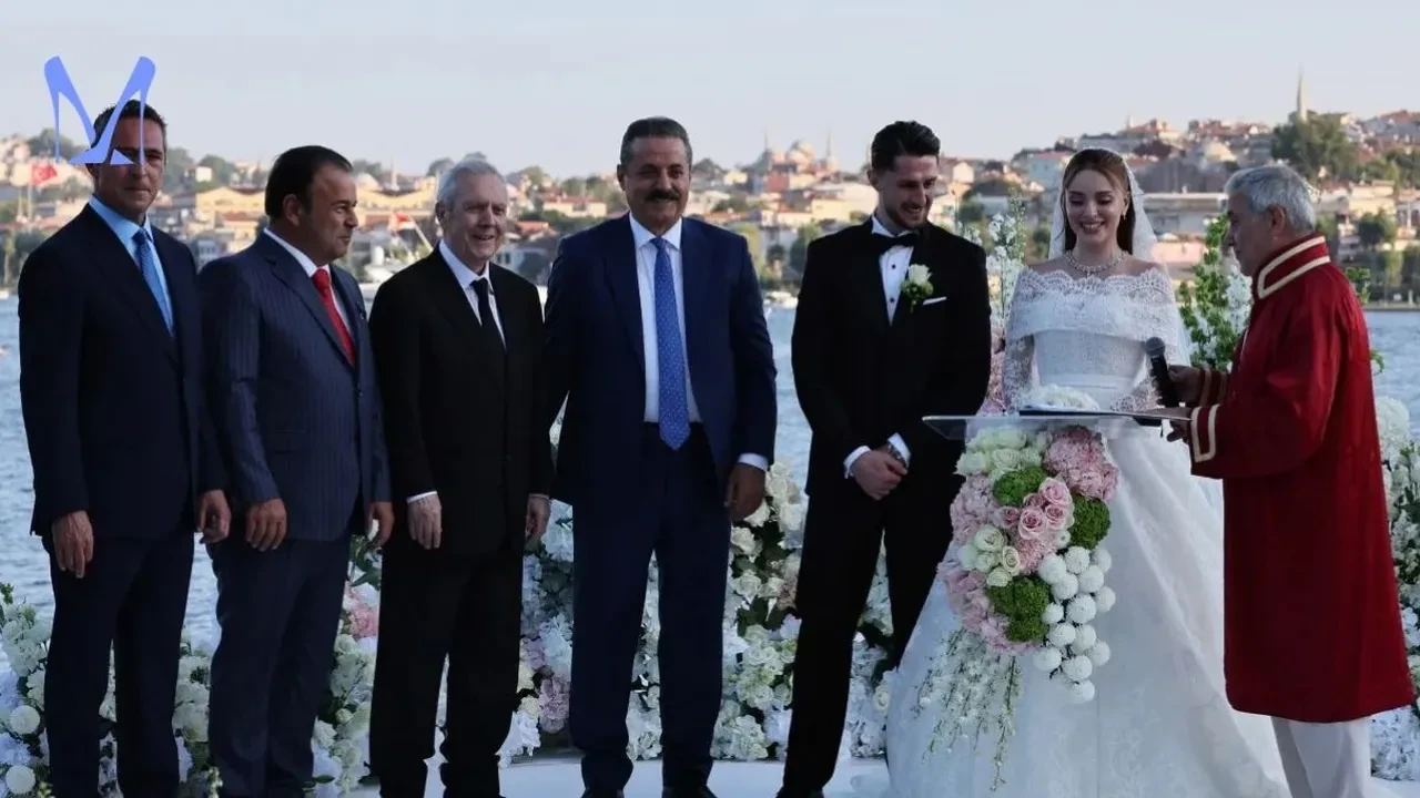 İsmail Yüksek ve Esen Matraş dünyaevine girdi! Fenerbahçeli milli futbolcunun Kafkas dansı beğeni topladı