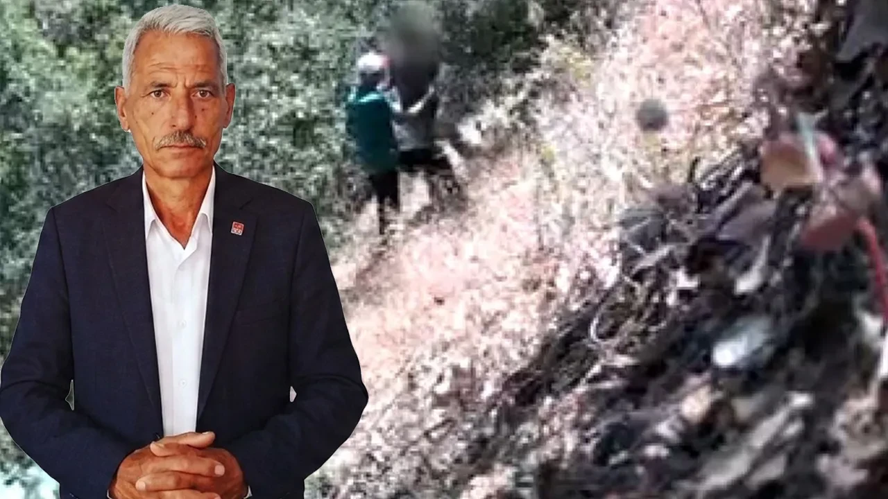 CHP Çüngüş İlçe Başkanı oğluyla kenevir bakımı yaparken fotokopana yakalandı 