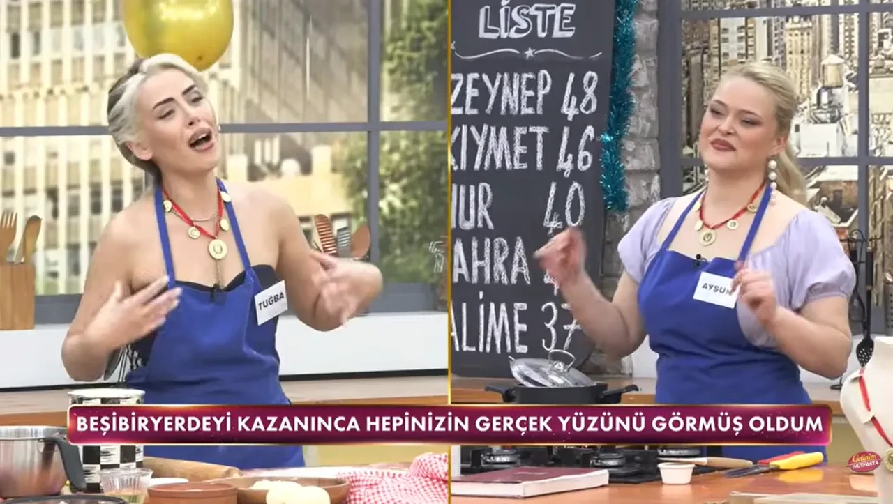 Gelinim Mutfakta kulisinde ortalık karıştı! Çekim öncesi Tuğba'nın sözleri Hatice'yi çileden çıkardı