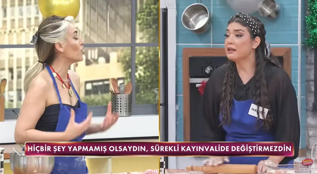 Gelinim Mutfakta kulisinde ortalık karıştı! Çekim öncesi Tuğba'nın sözleri Hatice'yi çileden çıkardı