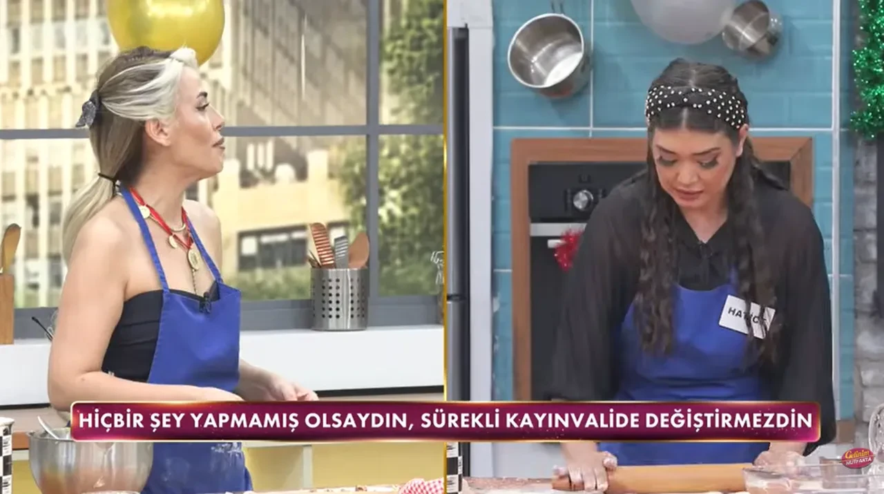 Gelinim Mutfakta kulisinde ortalık karıştı! Çekim öncesi Tuğba'nın sözleri Hatice'yi çileden çıkardı