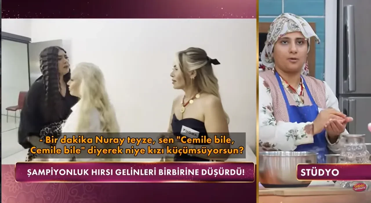 Gelinim Mutfakta kulisinde ortalık karıştı! Çekim öncesi Tuğba'nın sözleri Hatice'yi çileden çıkardı