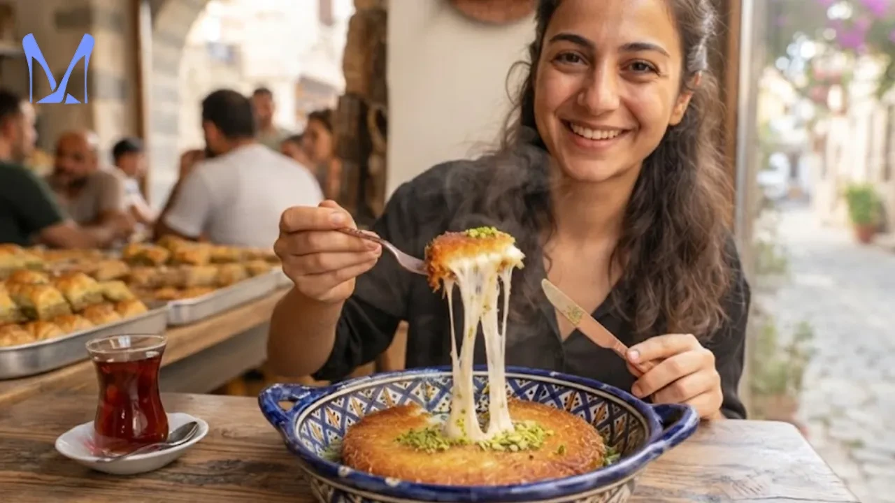 MasterChef usulü Hatay künefesi tarifi! Nar gibi kızarmış, peyniri uzadıkça uzuyor! Düşman çatlatan lezzet