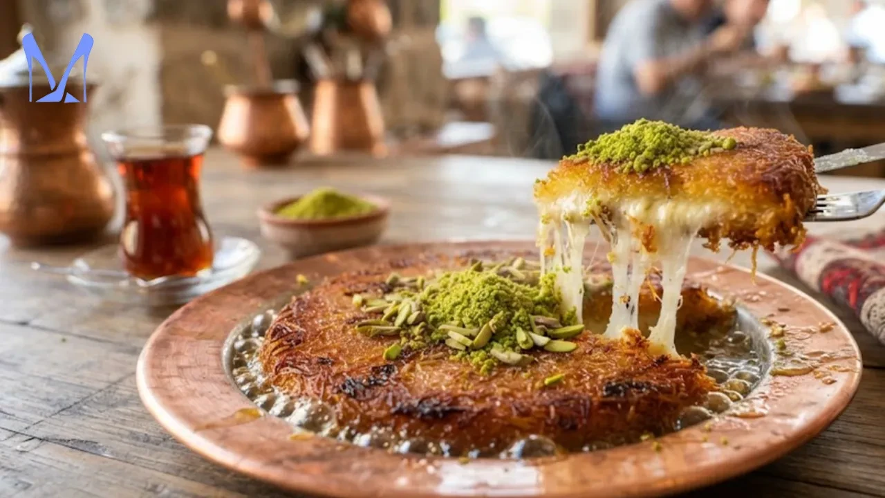 MasterChef usulü Hatay künefesi tarifi! Nar gibi kızarmış, peyniri uzadıkça uzuyor! Düşman çatlatan lezzet