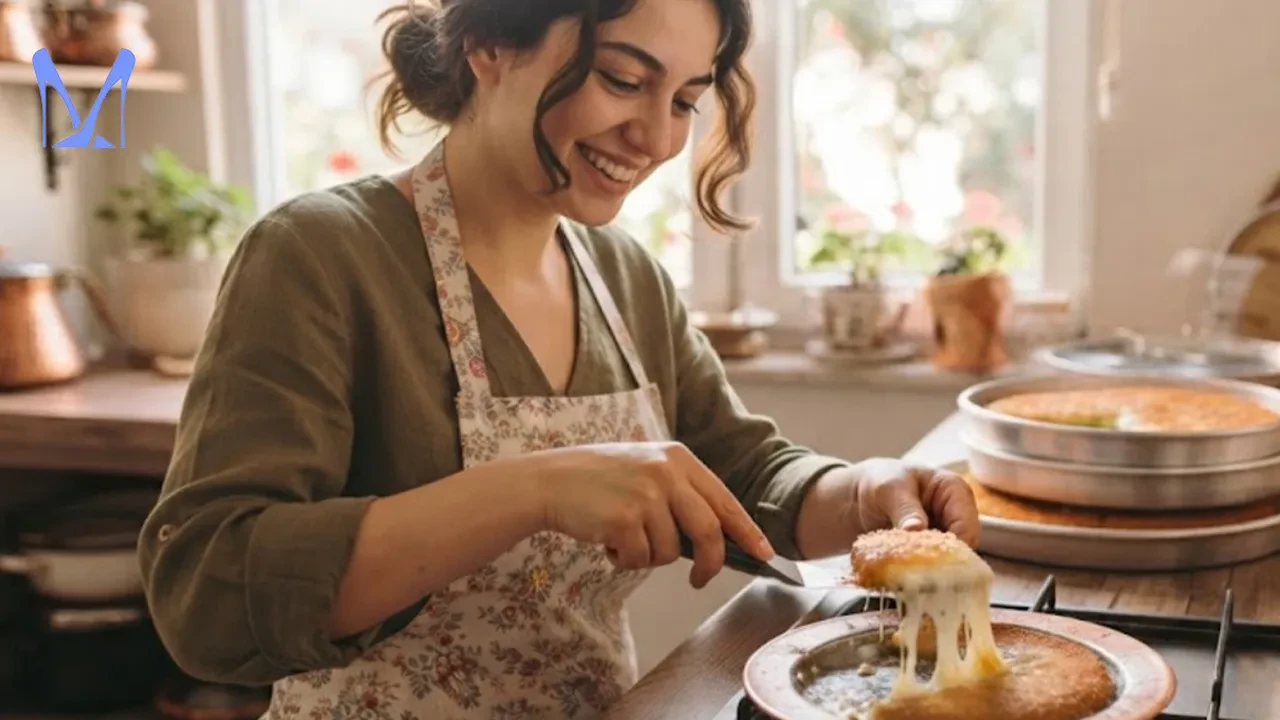 MasterChef usulü Hatay künefesi tarifi! Nar gibi kızarmış, peyniri uzadıkça uzuyor! Düşman çatlatan lezzet