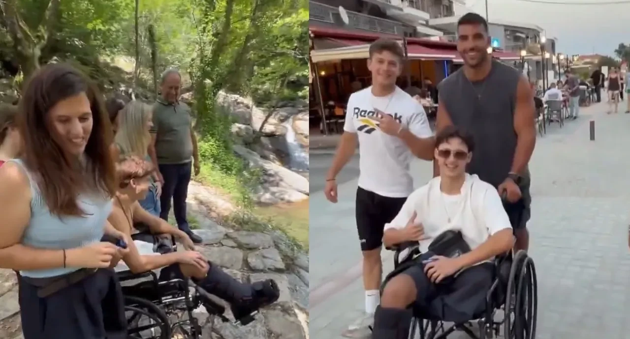 Survivor Yunanistan şampiyonu Stavros Floros'tan duygulandıran anlar! Arkadaşı sırtında taşıdı
