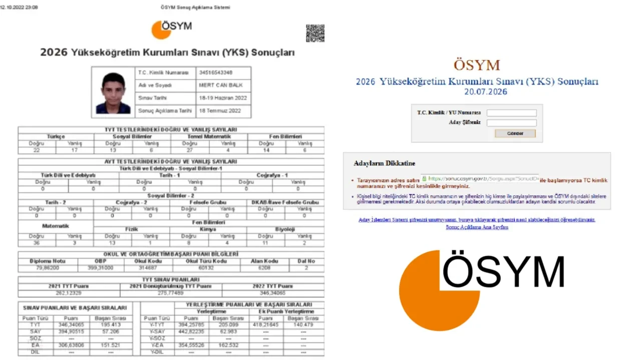 YKS sınav sonuçları 2026 ais.osym.gov.tr! ÖSYM sonuç açıklama sistemi: YKS sonuçları açıklandı mı, erken mi açıklanacak?