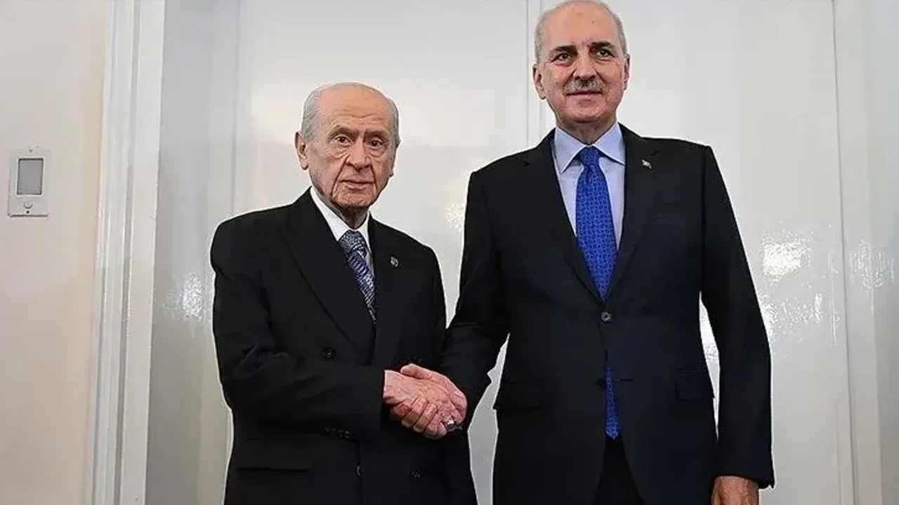 Numan Kurtulmuş, MHP lideri Devlet Bahçeli'yi ziyaret etti 
