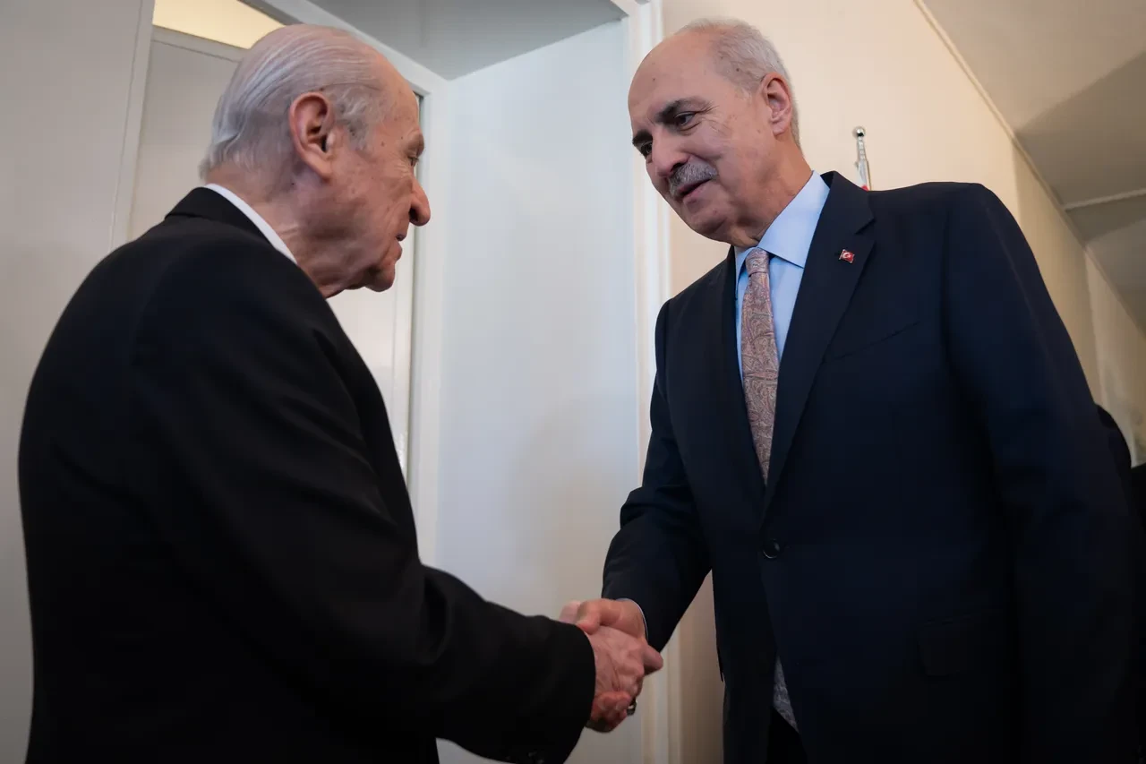 Numan Kurtulmuş, MHP lideri Devlet Bahçeli'yi ziyaret etti