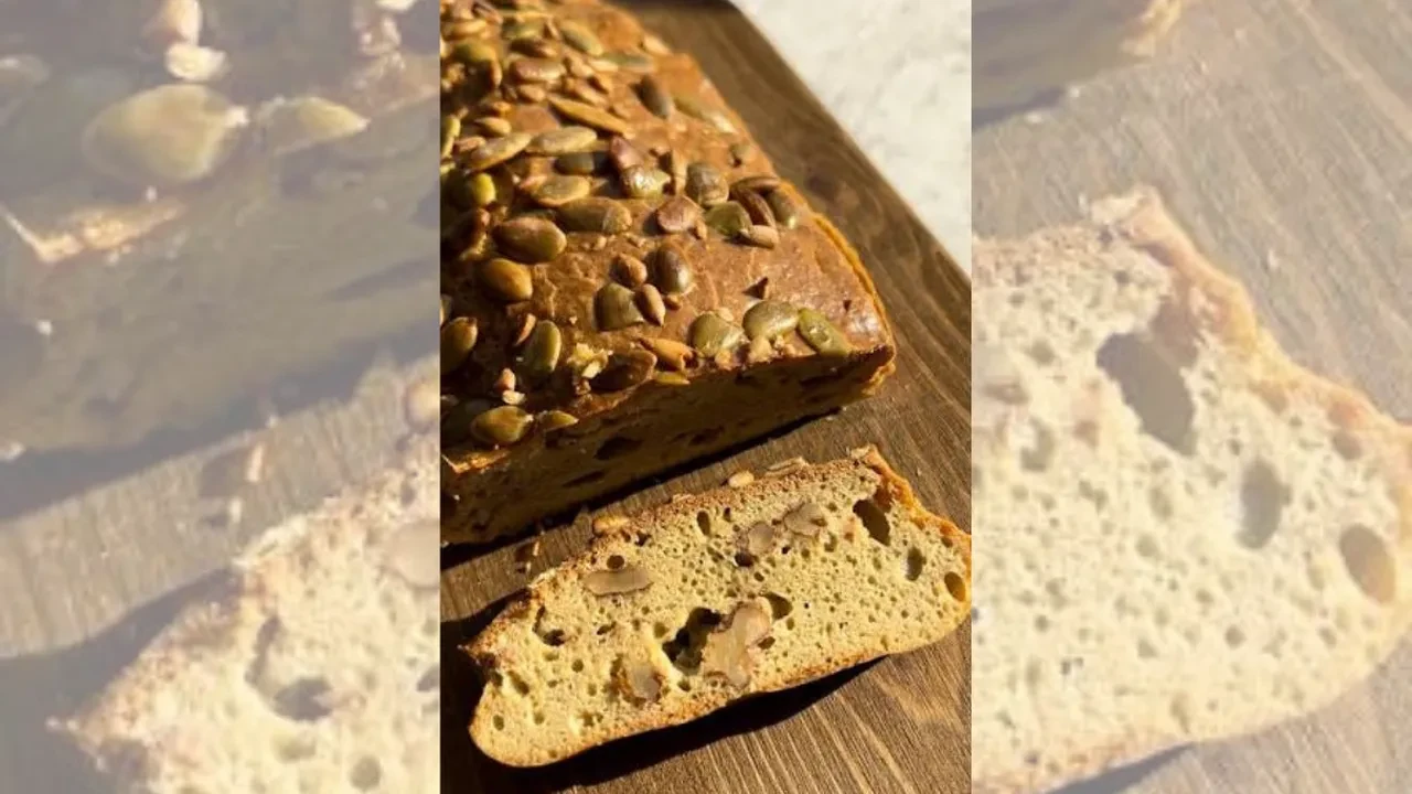 Tahin ve yumurta ile yapılan muhteşem ekmek! Glüten hassasiyeti olanlar için
