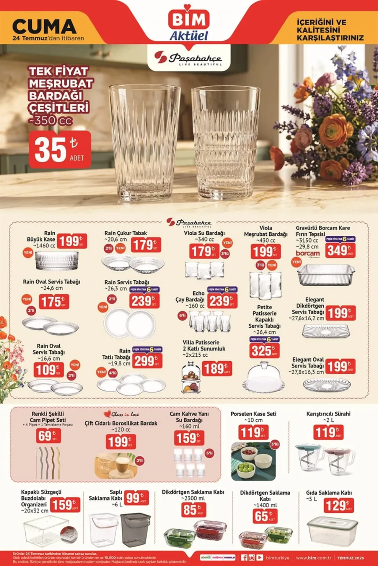 BİM 24 Temmuz - 2 Ağustos Aktüel Ürünler Kataloğu 2026! Mini saç kurutma makinesi, dikey süpürge, tost makinesi, smoothie blender set geliyor