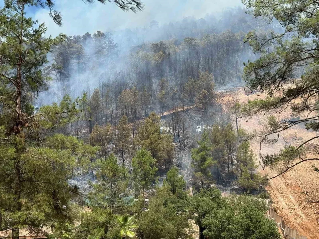 Muğla Göcek yangın son dakika! Fethiye Göcek yangın söndürüldü mü?