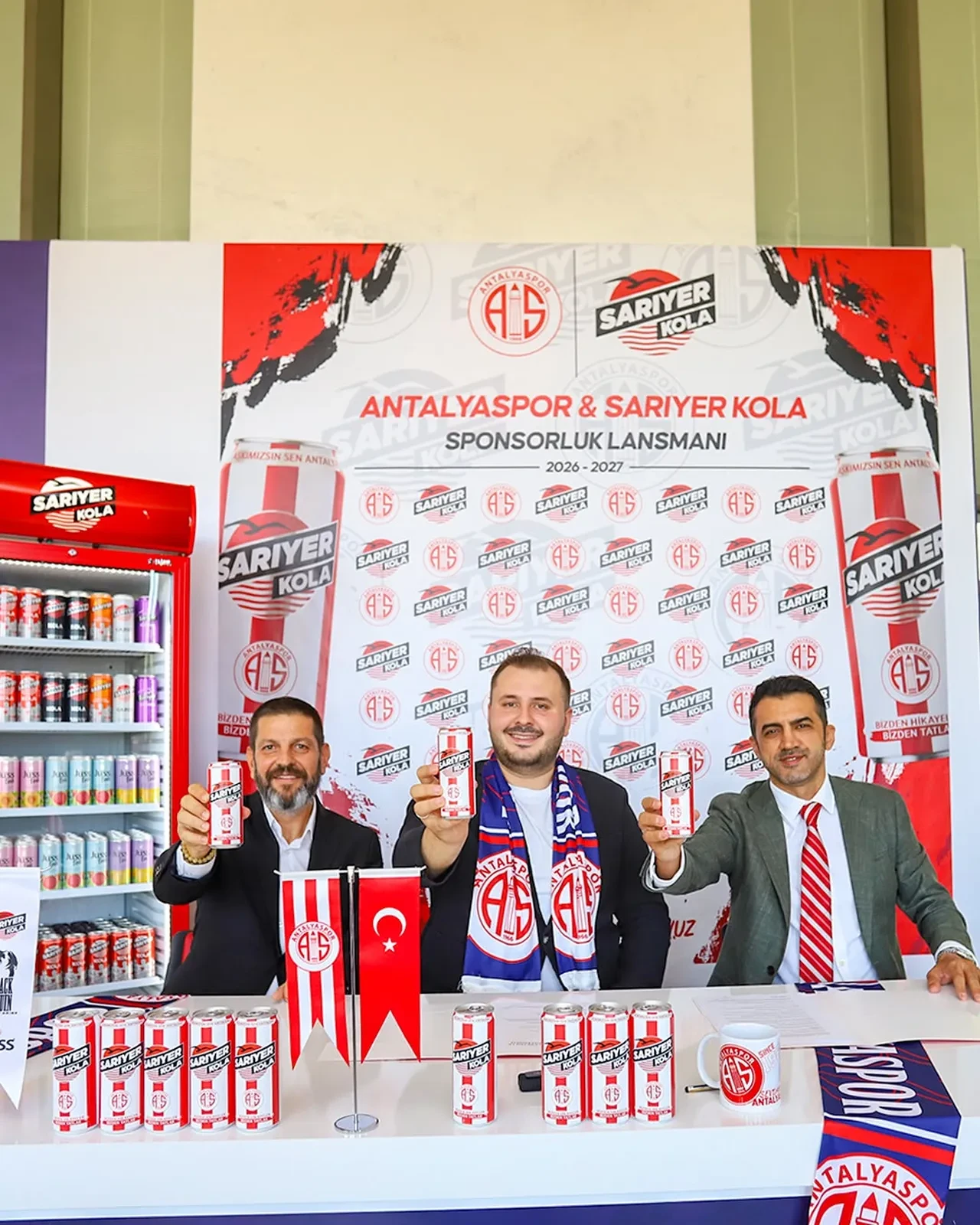 Sarıyer Kola, Antalyaspor’un resmî içecek sponsoru oldu